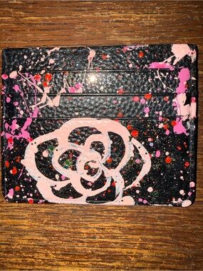 EEUC Anca Barbu hand painted credit card holder